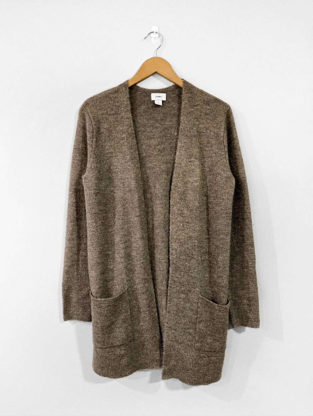 OLD NAVY Dark Brown Long Open Cardigan